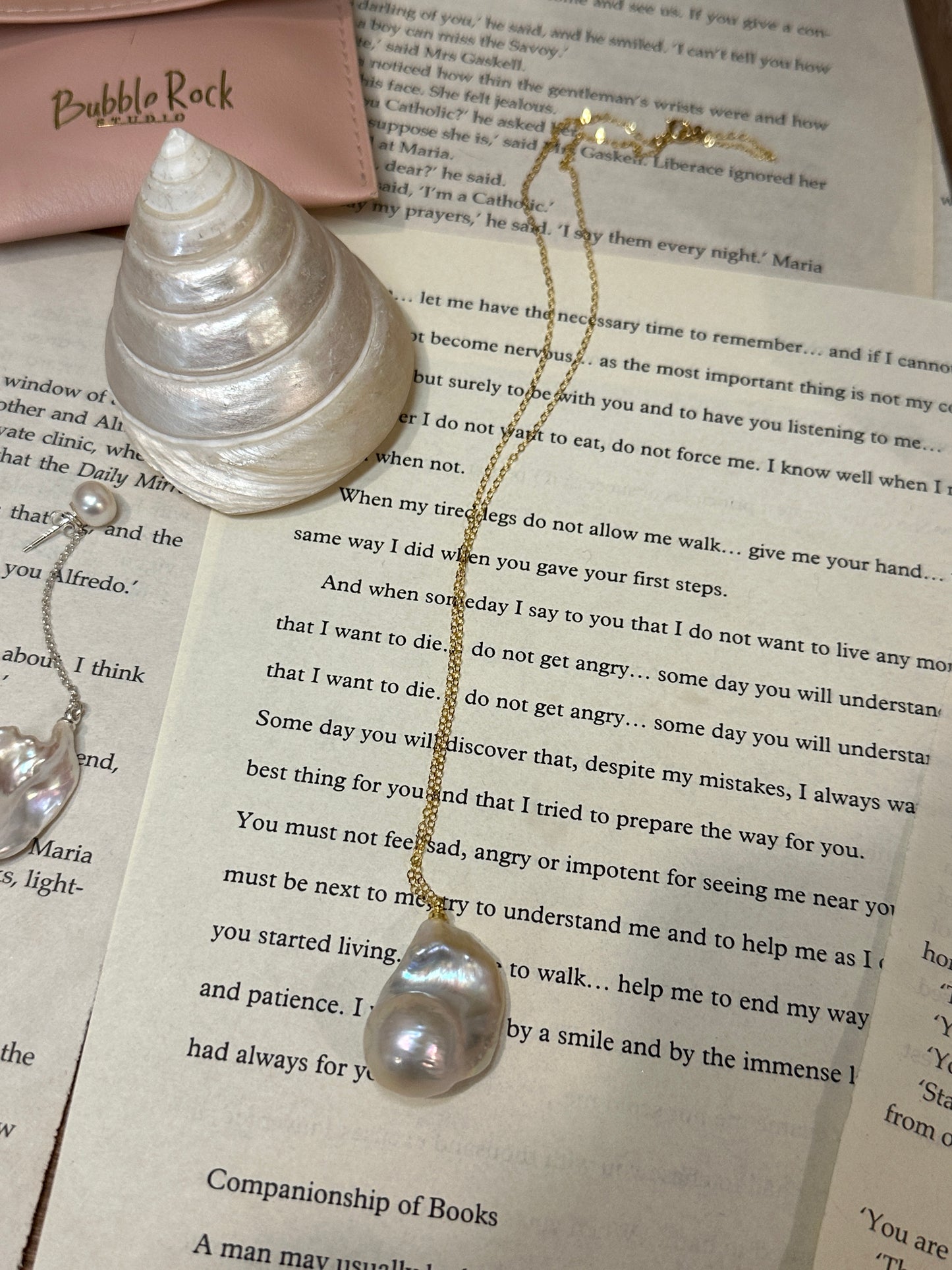 Radiant Baroque Pearl Statement Necklace