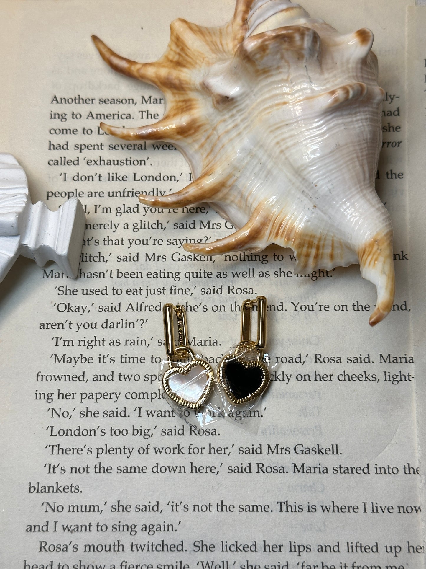 Versatile Enamel & Shell Reversible Earrings