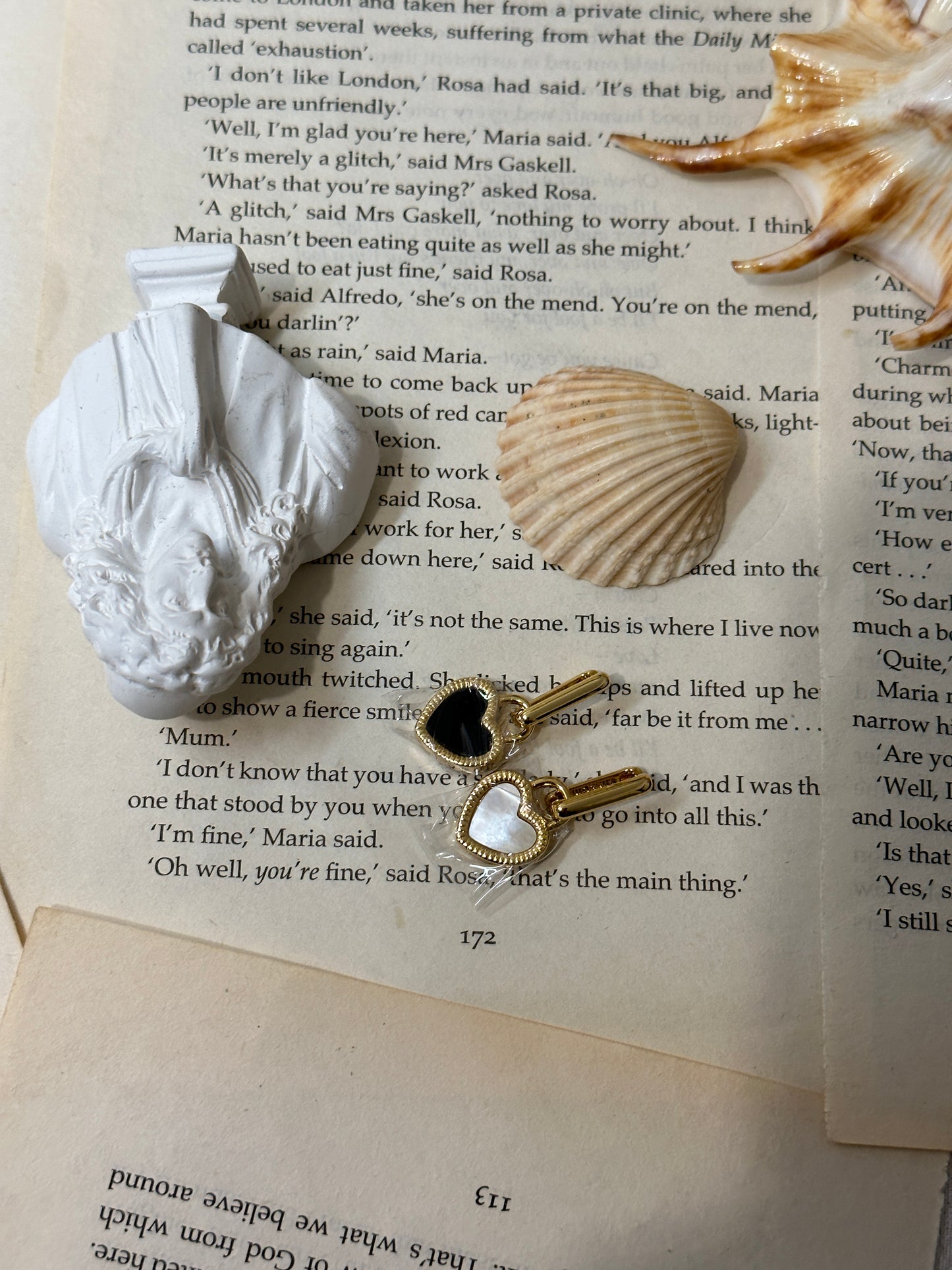 Versatile Enamel & Shell Reversible Earrings