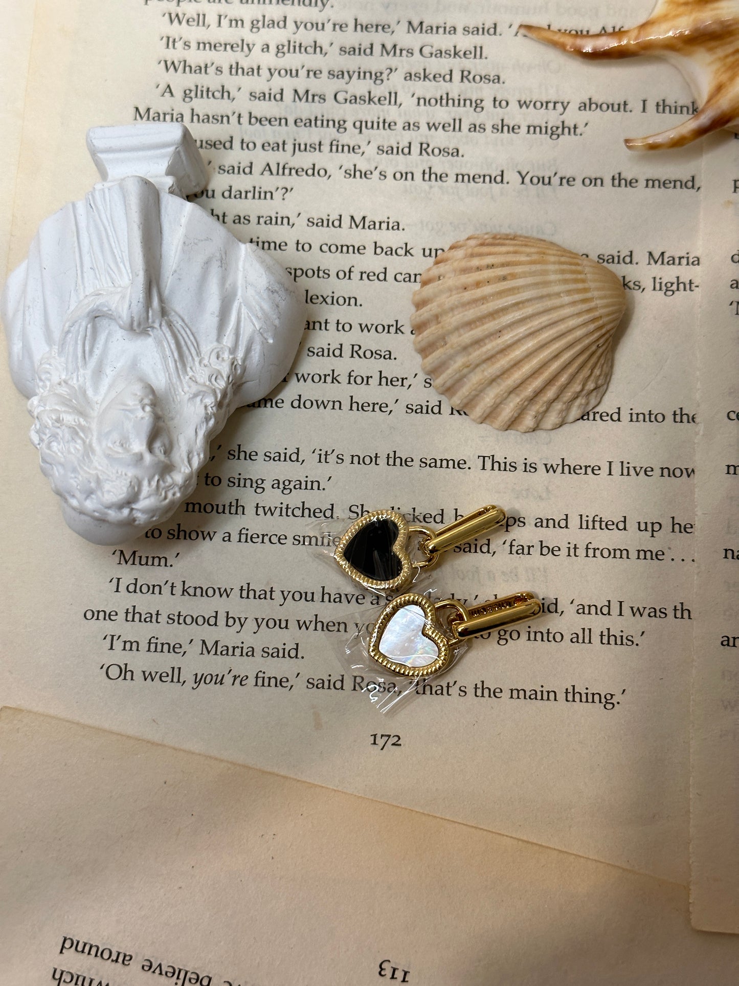 Versatile Enamel & Shell Reversible Earrings
