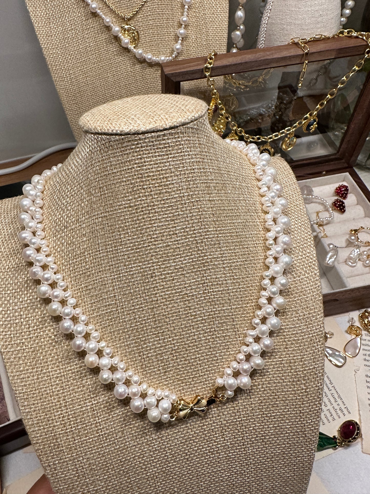 Intricate Hand-Woven Necklace