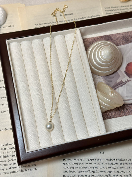 Lustrous Sea Water Pearl Collar Necklace