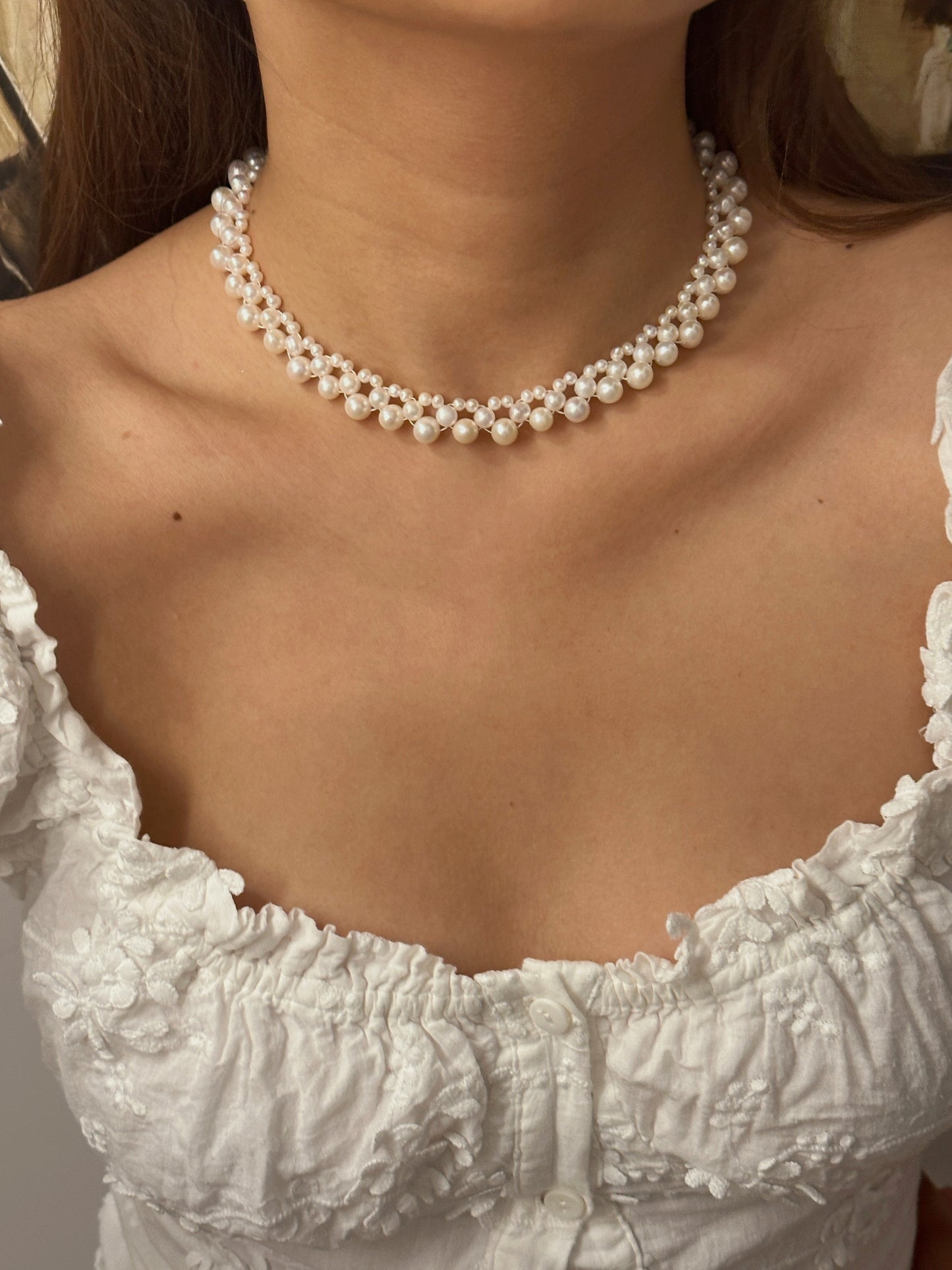 Intricate Hand-Woven Necklace