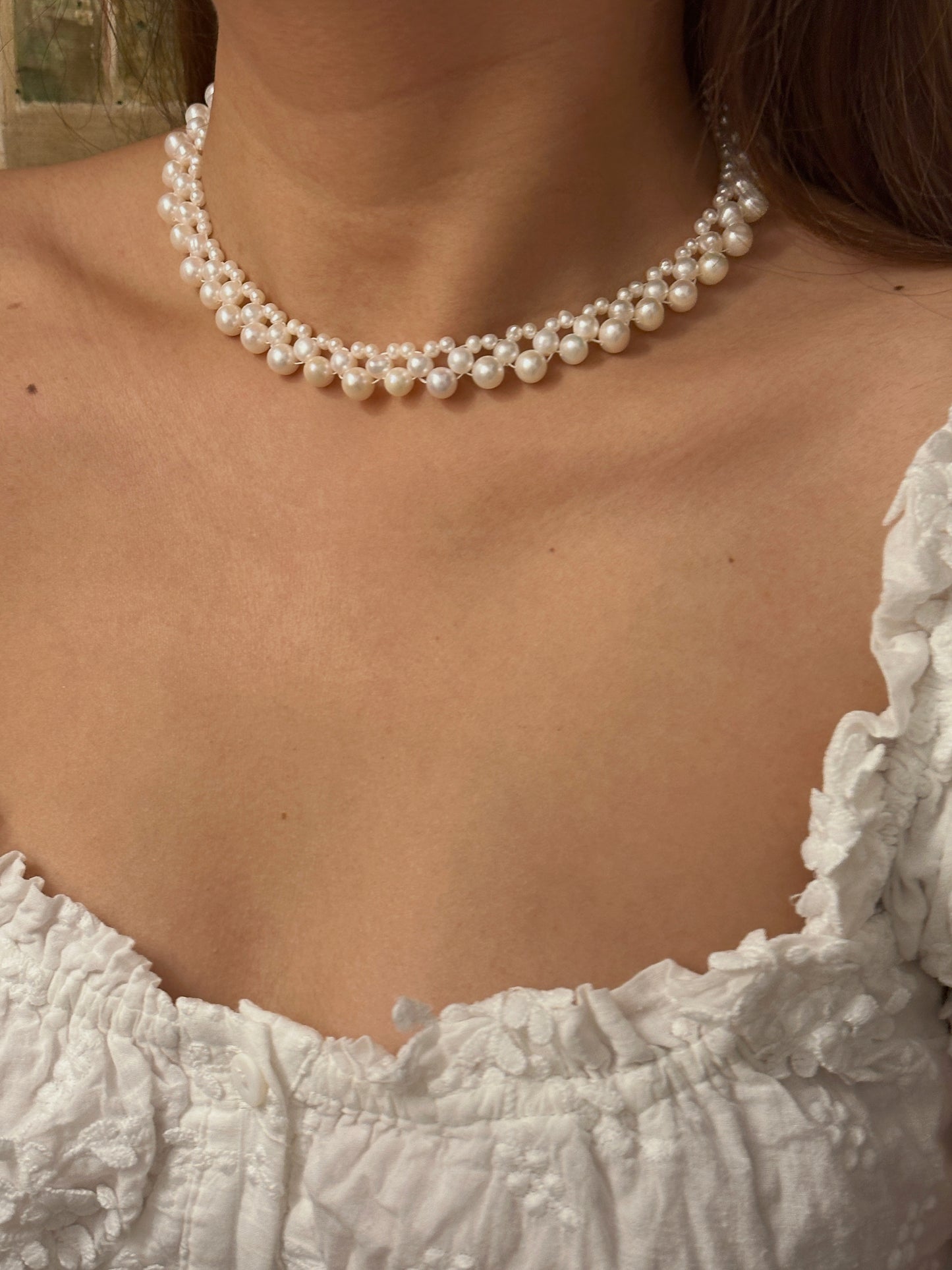 Intricate Hand-Woven Necklace