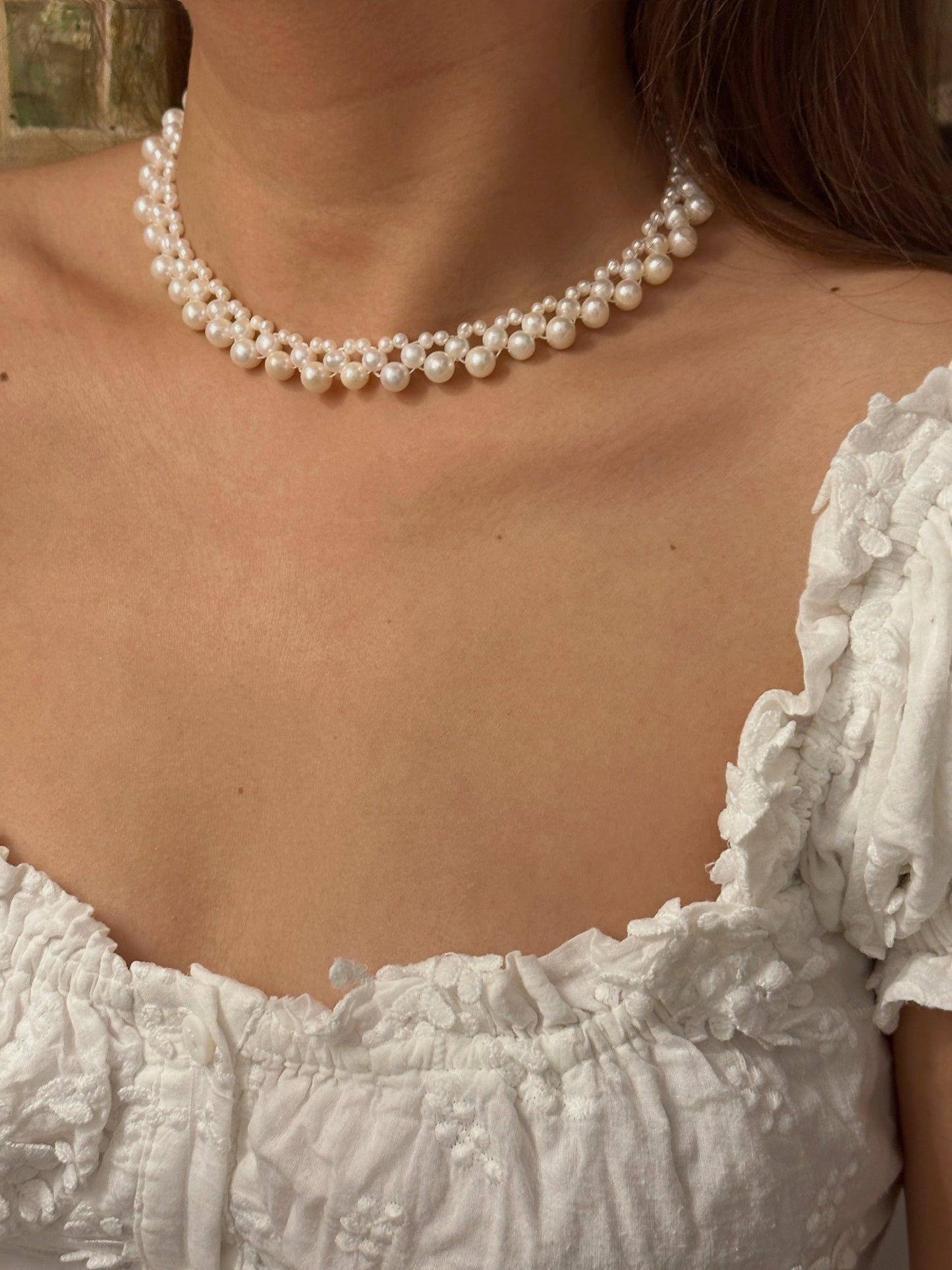 Intricate Hand-Woven Necklace