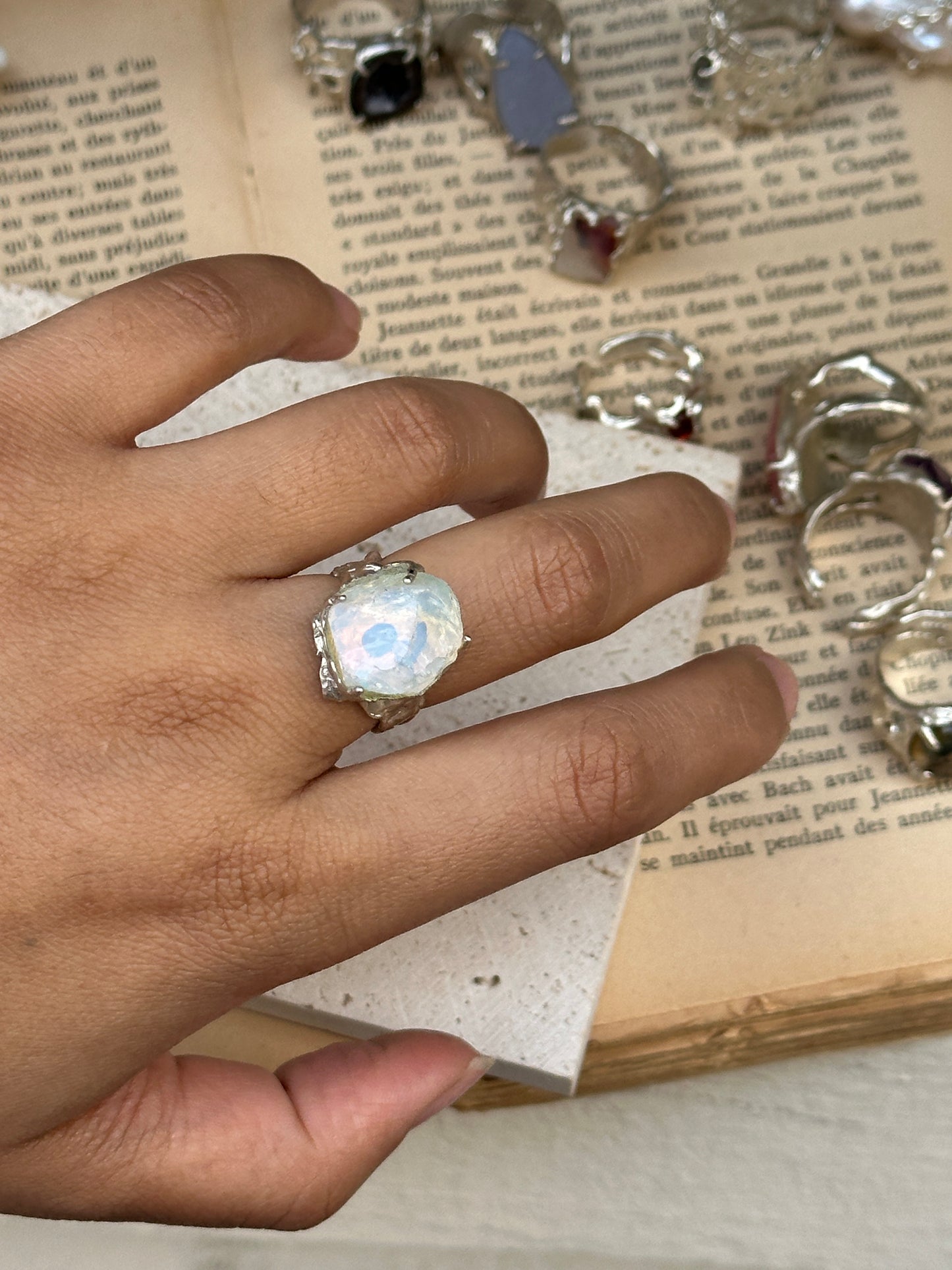 Opal Aurora Ring