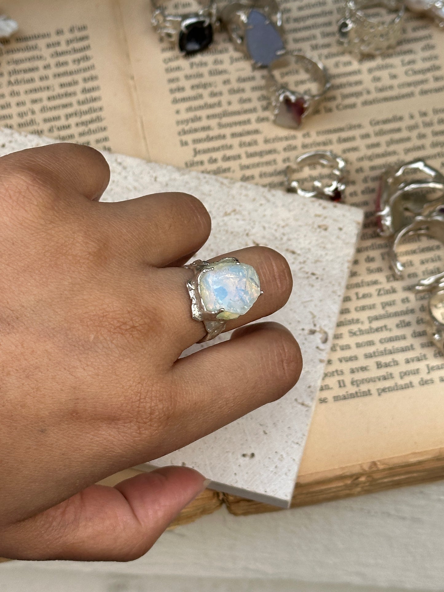 Opal Aurora Ring