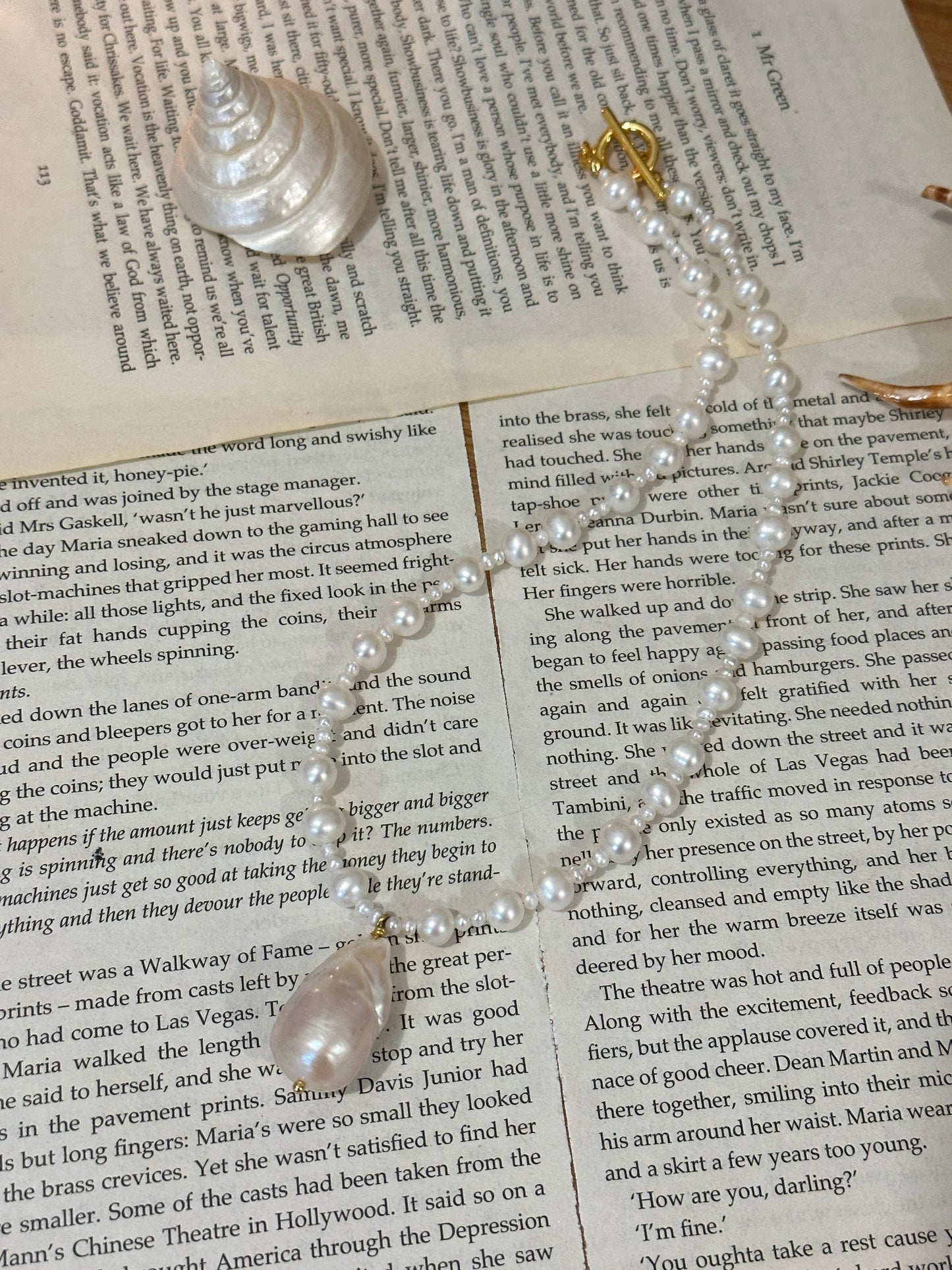 Baroque Pearl Statement Necklace