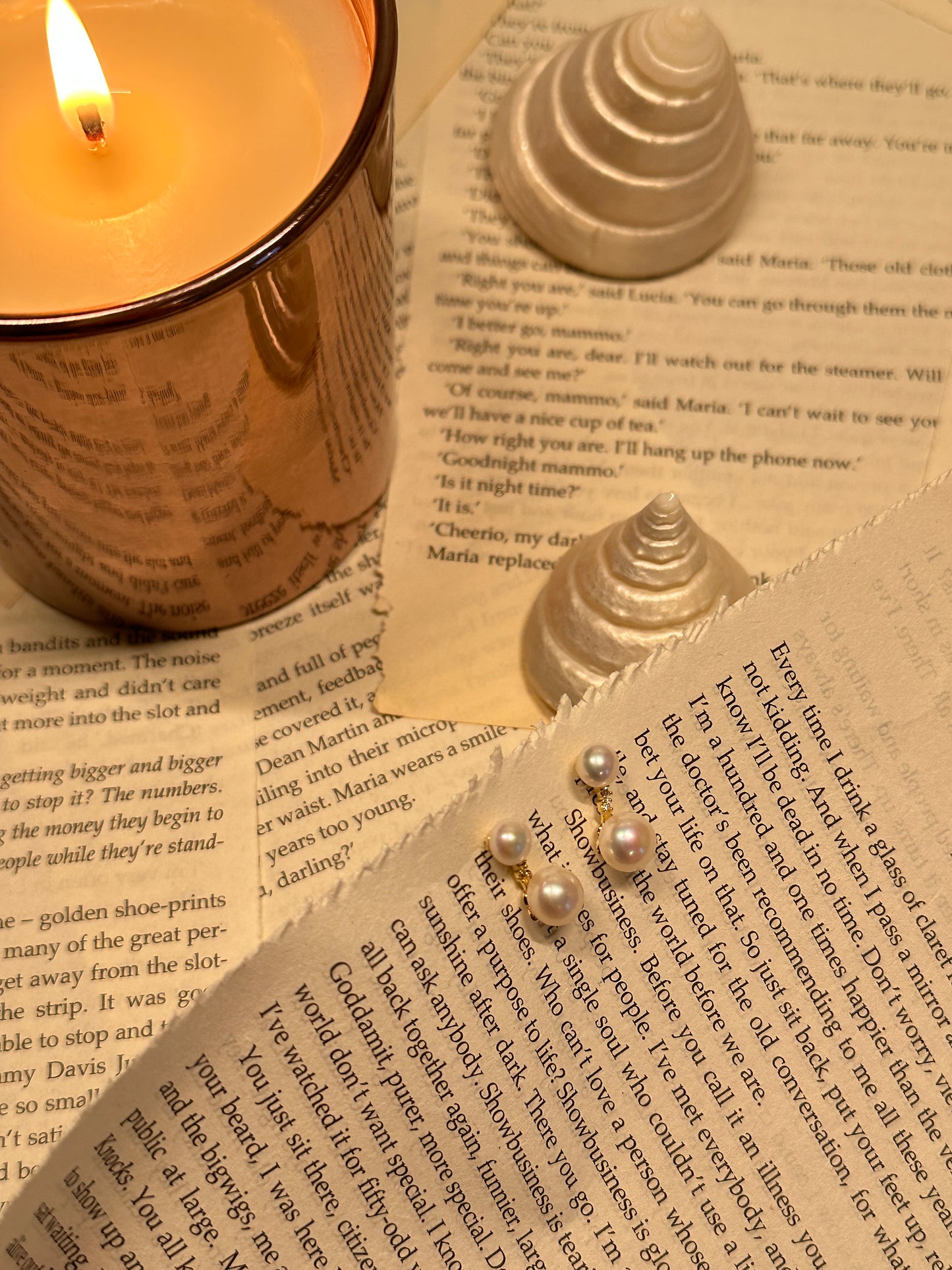 High-quality Double Freshwater Pearl Earrings