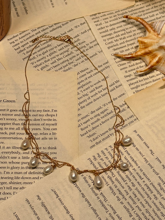 Freshwater Baroque Lace Pearl Necklace