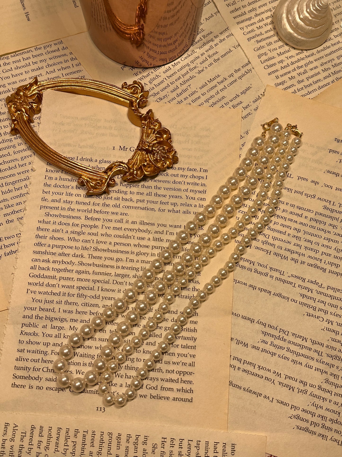 Collier de perles Swarovski