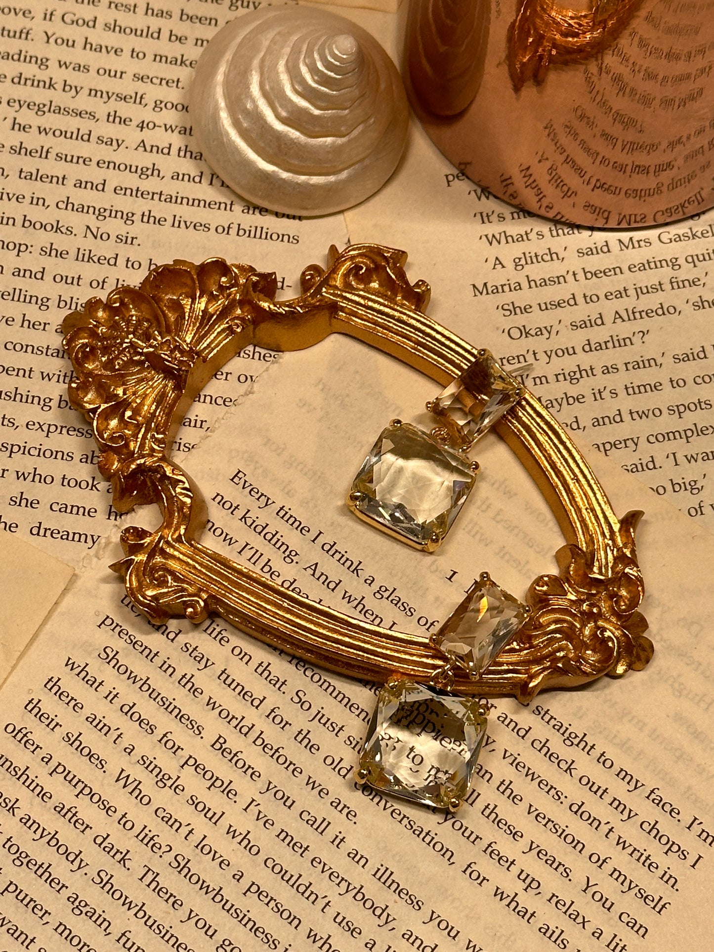 Boucles d'oreilles en lucite